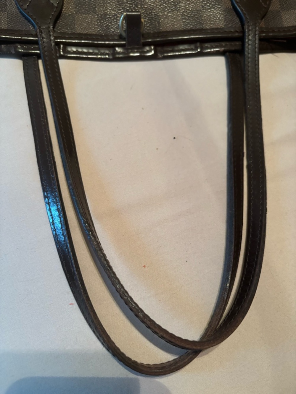 Louis Vuitton Neverfull MM Damier Ebene | Authentic-overall good used condition - Picture 10 of 16
